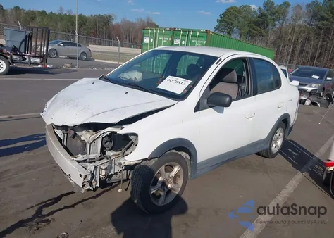 2002 Toyota Echo z USA, uszkodzony, nr VIN JTDBT123320223374